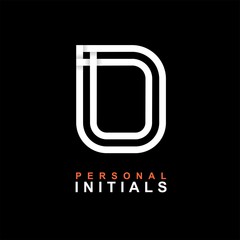 Capital letter O. Created from interwoven white stripes with shadows on a black background. Template for creating logo, emblems, monograms, personal initials, corporate identity. Vector