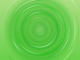 波紋の背景イラスト_緑_真上