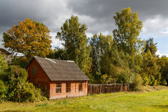 House on the border between Latvia and Estonia