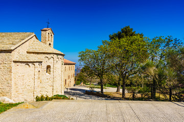 Fototapeta na wymiar Monastery Santa Cecília de Montserrat, Spain