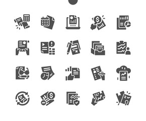 Report Well-crafted Pixel Perfect Vector Solid Icons 30 2x Grid for Web Graphics and Apps. Simple Minimal Pictogram