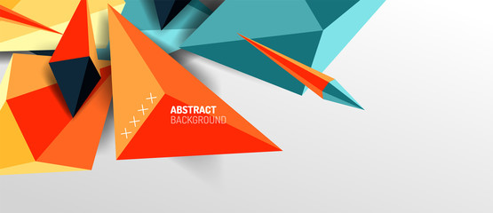 Trendy simple triangle abstract background, dynamic motion concept. Vector Illustration For Wallpaper, Banner, Background, Card, Book Illustration, landing page
