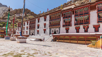 Hemis Monastery, Ladakh- Re-established in 1672, is one of the most famous  monastery of Drukpa Lineage.