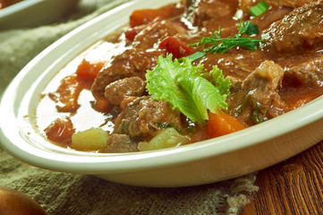 Railway lamb curry