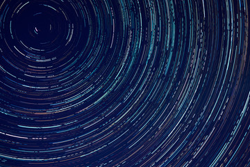 Star trails from the garden during lockdown