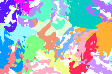 Fototapeta na wymiar EPS 10 vector. Hand drawn background with multicolored brushstrokes.