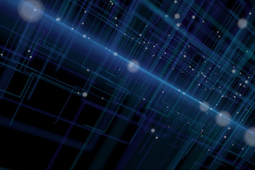 3D background image rendered using a computer