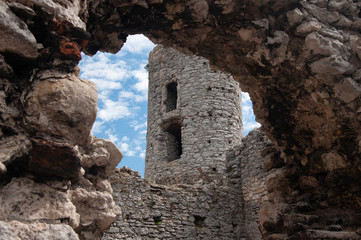 Fototapeta premium ruins of ancient castle