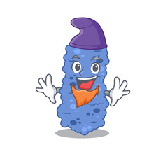 Cute picture of burkholderia bacteria in Elf cartoon design