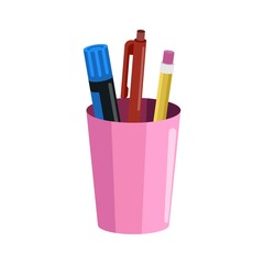 pencil art cup design desk draw draw