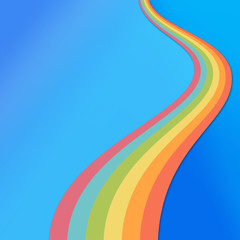Circle background with gradient and blur effects. Colorful, simplistic, and a nice touch to any presentation or composite. 