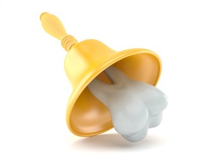 Tooth with hand bell
