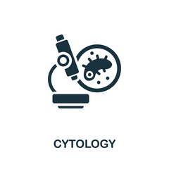 Cytology icon. Simple illustration from medical equipment collection. Creative Cytology icon for web design, templates, infographics and more