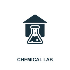 Chemical Lab icon. Simple illustration from medical equipment collection. Creative Chemical Lab icon for web design, templates, infographics and more