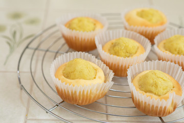 自宅でお菓子作り　スイートポテトマフィン　