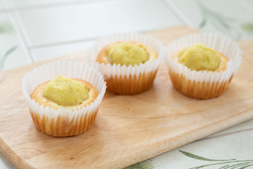 自宅でお菓子作り　スイートポテトマフィン　