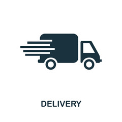 Delivery icon. Simple illustration from laundry collection. Creative Delivery icon for web design, templates, infographics and more