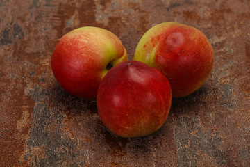 Sweet tasty fresh ripe apricots