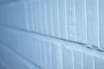 blue brick wall background, light background, loft