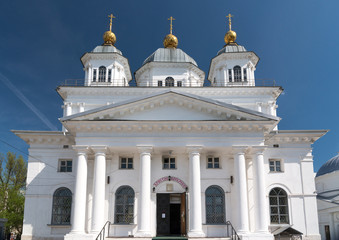 Kazan women's monastery in Yaroslavl. Golden ring of Russia.