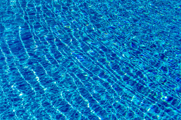 Swimming pool, blue water surface