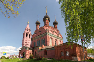 Epiphany church in Yaroslavl. Golden ring of Russia