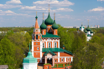 The church of Archangel Michael in Yaroslavl. Golden ring, Russia. - 344098060