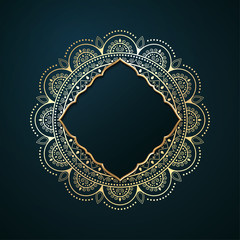 Luxury Background With Gold Frame