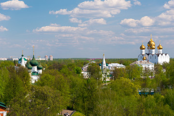 Skyline view of Yaroslavl city, Russia - 344098235