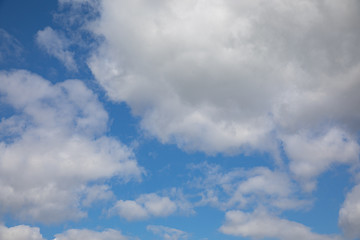 Blue sky with clouds