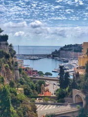 Bridge and open Sea in Monaco