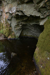 Abandoned quarry pool Warleggan Bodmin Moor