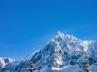 Le pic du Midi dans les Alpes