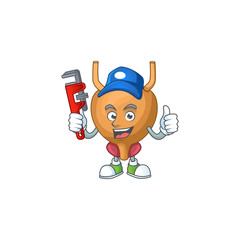 Mascot design concept of bladder work as smart Plumber