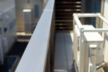 ベランダのてすり・室外機