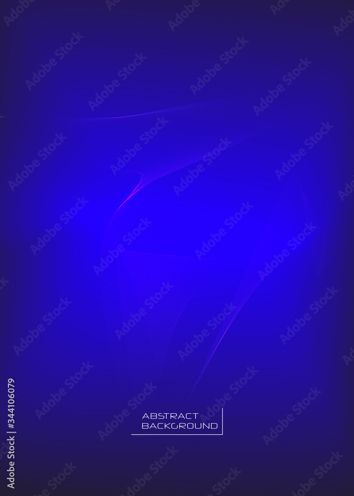Poster vector abstract background, composition colorful fluid abstraction, holographic and gradient color d