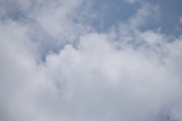 clouds in the blue sky