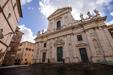 Fototapeta na wymiar Old Church Italy, Rome