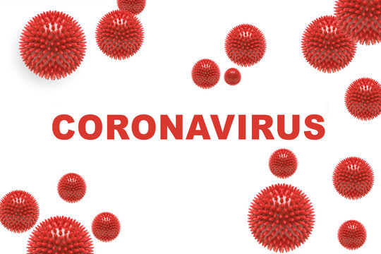 COVID-19. Coronavirus concept inscription typography design logo vector illustration on white background. World Health Organization WHO introduced name for Coronavirus disease COVID-19. Corona covid19