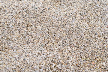 Pebbles on the beach in Samothraki, Greece. Sea rocks. Background, Texture