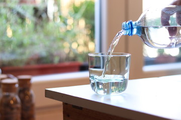 Water from bottle