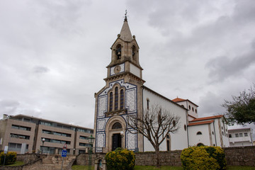 Fototapeta na wymiar The New Church of Sao Paio (Igreja Nova de São Paio) in Vila Verde, district of Braga in Portugal.