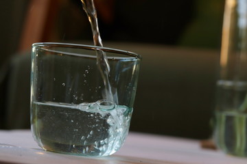 Water in glass