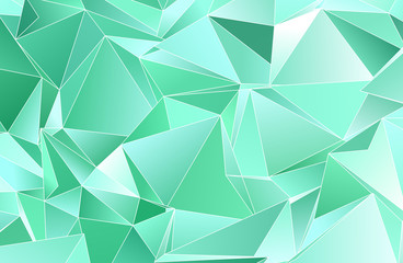 Fototapeta na wymiar 3d Triangles, abstract background. Design wallpaper