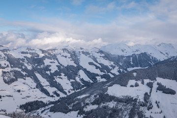 Panoramica di Alpbachtal in Sud Tirolo