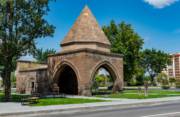 A Seljuk Cupola (Dort Ayak Turbe ) in Kayseri. Kayseri, Turkey.