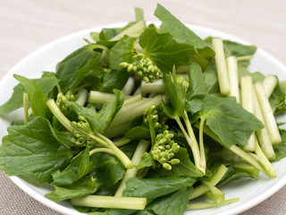 カットした花わさび