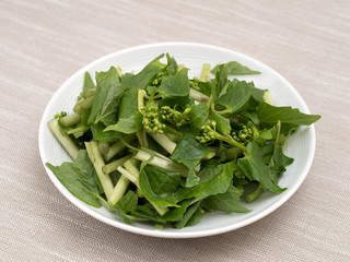 カットした花わさび