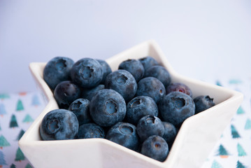 Close up of blueberry. Fresh vitamin background.