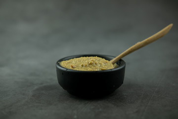 Thai food made from crab mix with egg